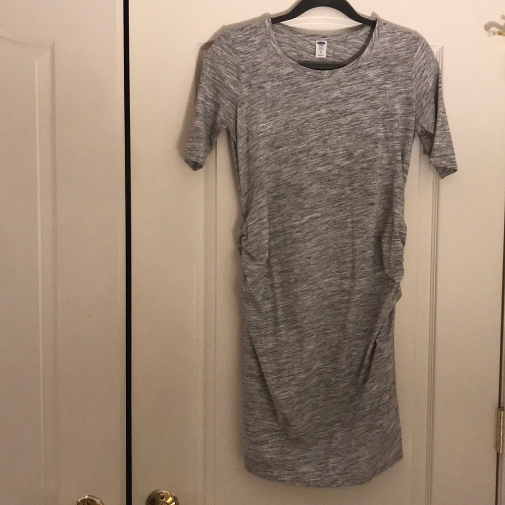 Grey midi dress